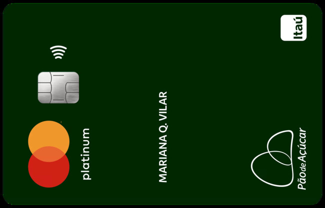 Cartões de crédito Pão de Açúcar
